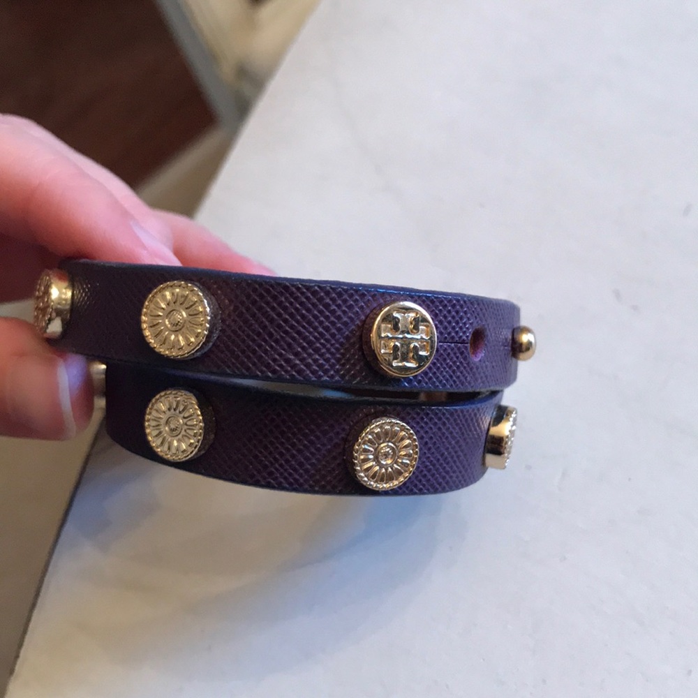 Tory Burch Purple Wrap Bracelet